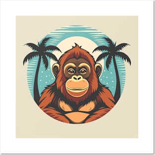 Orangutan On Vacation Posters and Art